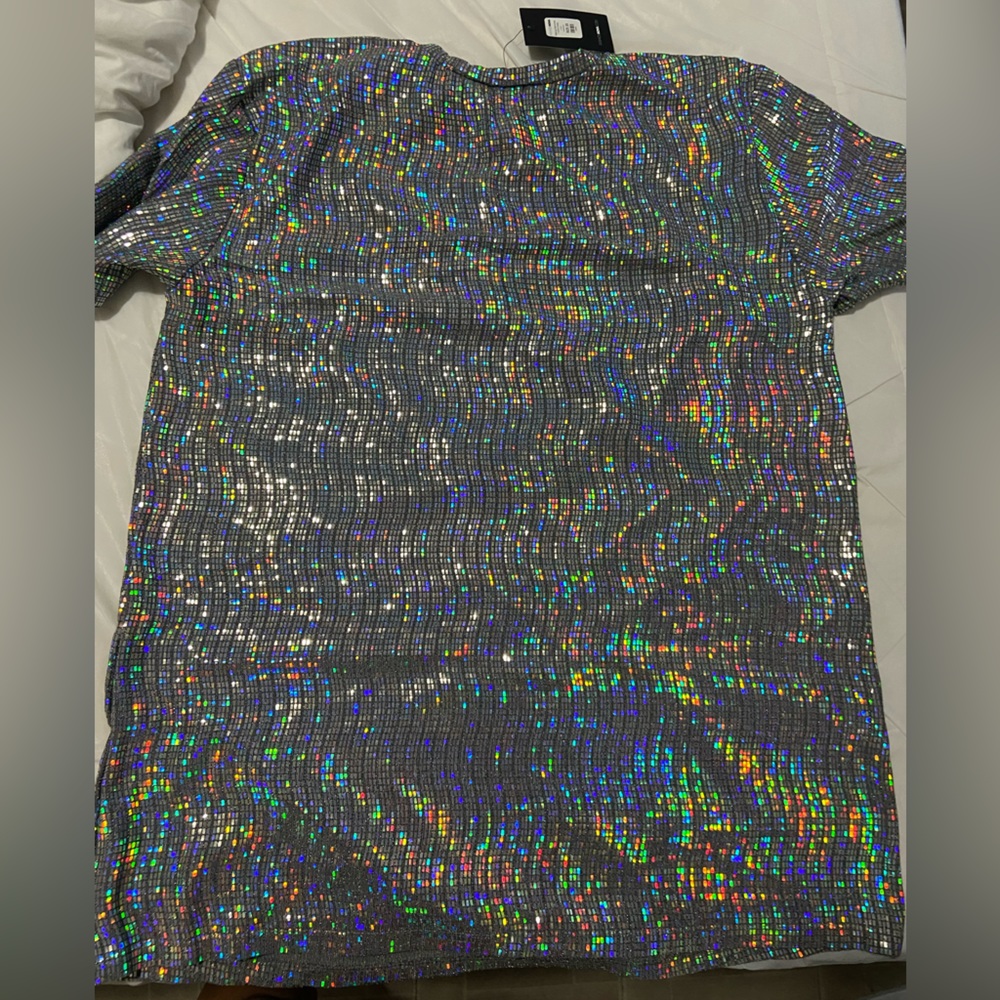 Shimmer t shirt dress